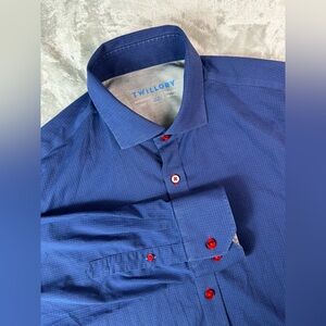 Twillory Men's Blue Dress Shirt